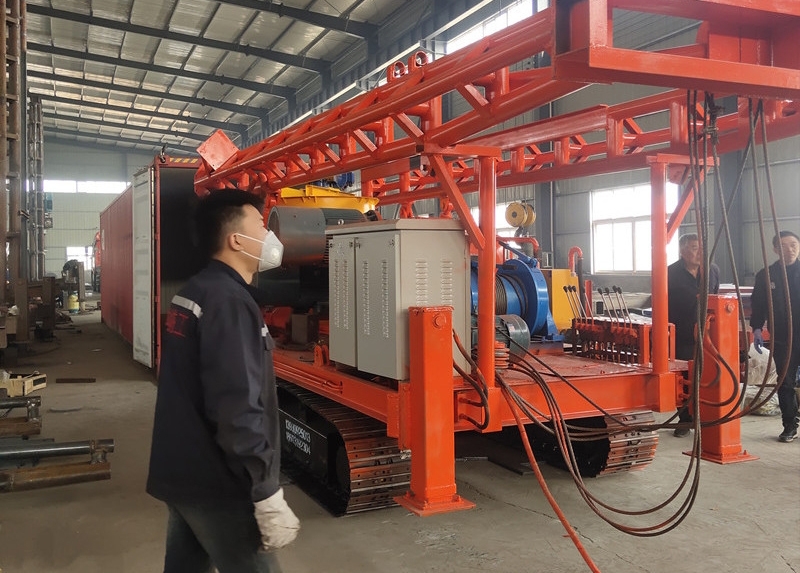 车载钻机发往科特迪瓦